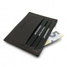 【 TARJETERO DE PIEL PLANO UNISEX CLASSIC 】▷ CASANOVA 2