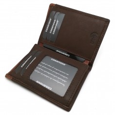 Cartera hombre Tarjetas  | Piel de Ubrique | Hecho a Mano | RFID | Ref. 17774 marron 2