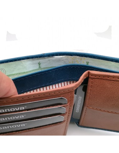 Cartera De Hombre Lucky Brand Cuero Ranurado RFID Bifold