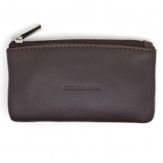 【 MONEDERO DE PIEL UNISEX  CON ARGOLLA PARA LLAVE 】▷ CLASSIC