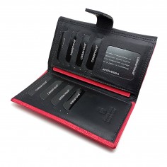 【 MONEDERO BILLETERA DE PIEL PARA MUJER  GRANDE 】▷ CACHEMIR 2