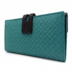 【 MONEDERO BILLETERA DE PIEL  MUJER GRANDE 】▷ MEDITERRANEO