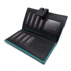 【 MONEDERO BILLETERA DE PIEL  MUJER GRANDE 】▷ MEDITERRANEO 2