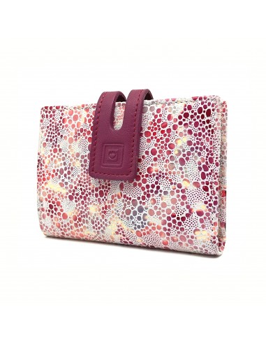 Cartera de piel para Mujer Pequeña con Monedero interior, PEZRAYA, color malva
