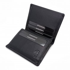 【 MINI BILLETERA HOMBRE ESTILO TARJETERO DE PIEL 】▷ COSTURA 2