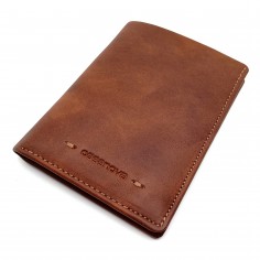 Cartera tarjetero de piel para hombre VERONA marron