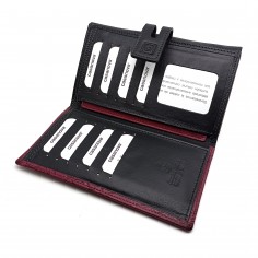 【 MONEDERO BILLETERA DE PIEL PARA MUJER GRANDE 】▷ HORTENSIA 2