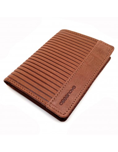 Cartera tarjetero de piel para hombre PANA marron