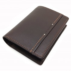 【 CARTERA CON MONEDERO DE PIEL PARA HOMBRE 】▷ COSTURA