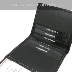 【 CARTERA CON MONEDERO EXTERIOR PIEL PARA HOMBRE 】▷ CLASSIC 2