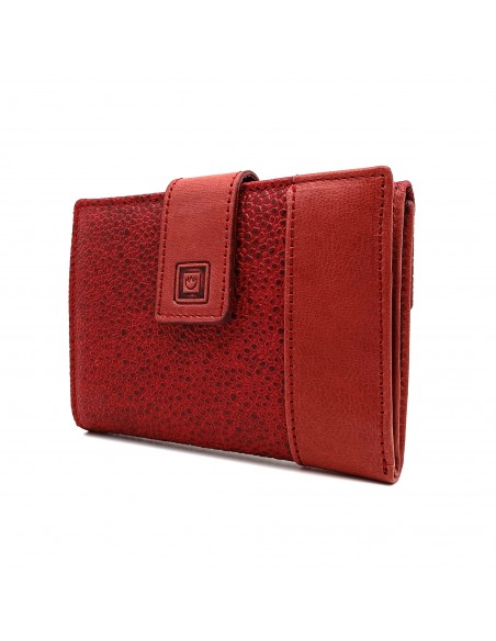 Monedero Billetero de Piel para Mujer Pequeño, Tika