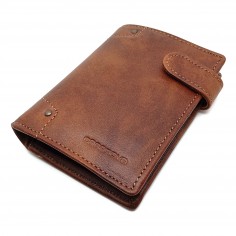 【 CARTERA CON MONEDERO DE PIEL PARA HOMBRE 】▷ ROMA