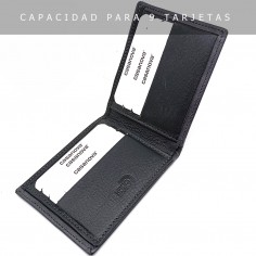 CARTERA/AMERICANA TARJETERO PIEL PARA HOMBRE | ROMA 2