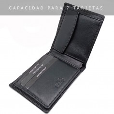 【 CARTERA/AMERICANA CON MONEDERO HOMBRE 】▷ GRANADA 2