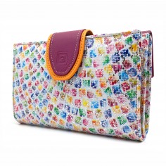 【 MONEDERO BILLETERO DE PIEL PARA MUJER GRANDE 】▷  CUBE
