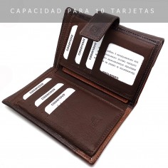 【 MONEDERO BILLETERO DE PIEL PARA MUJER GRANDE 】▷  BILBAO 2