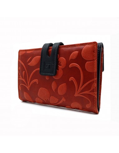 Monedero Billetera en Piel Para Mujer...