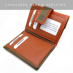 Monedero Billetero de Piel para Mujer Pequeño, COCO 2