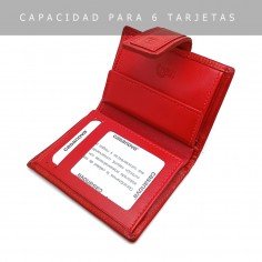 Cartera de piel para Mujer Pequeña con Monedero interior, BENITO 2