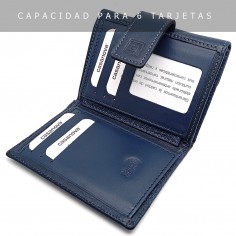 Monedero Billetero de Piel para Mujer Pequeño, ALMERIA 2