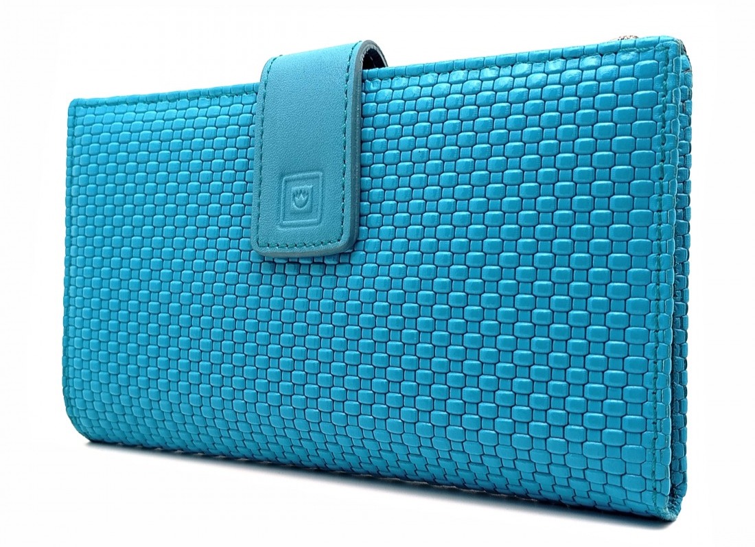 Monedero billetero de piel para mujer grande NEXUS