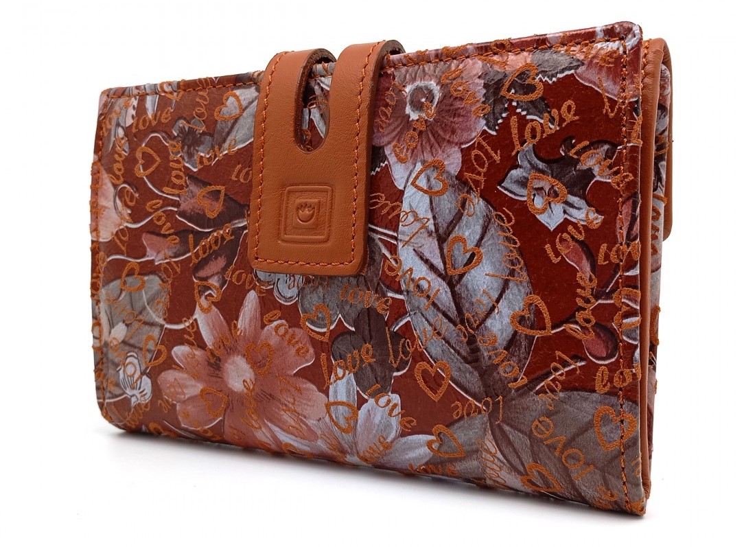 Monedero billetero de piel para mujer MEDIANO  CORAFLOR